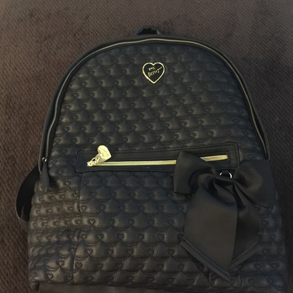 Betsey Johnson leather backpack