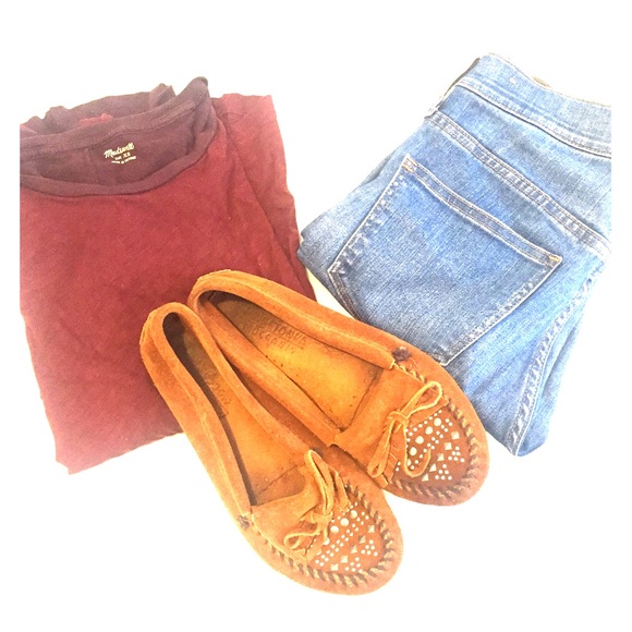 Minnetonka studded moccasins