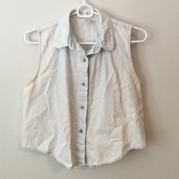 American Apparel Denim Button-down