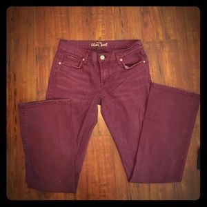 Fossil slim boot cut jeans