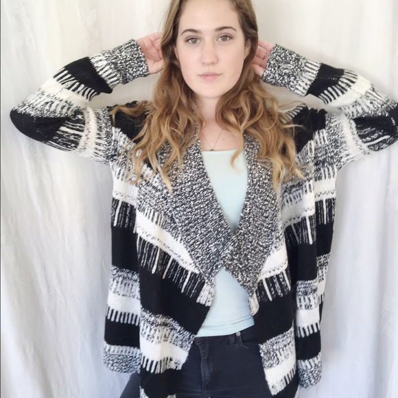 multi-colored thick cardigan - Picture 3 of 4