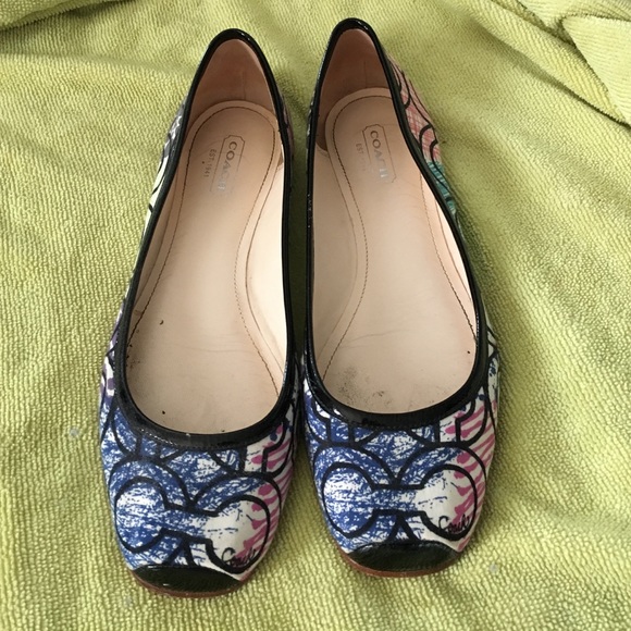 Coach flat shoes