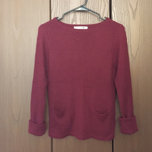 Forever 21 Sweaters - Maroon Sweater