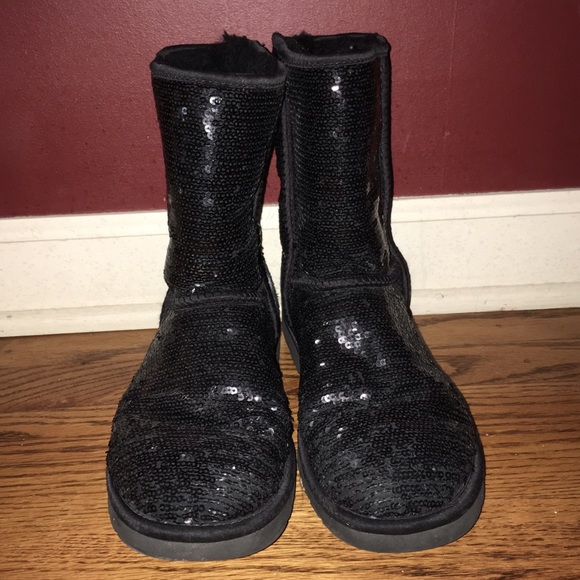 Black Sparkly Uggs