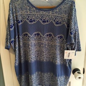 Bundled M Blue Lace Rose Irma & TC Grey Leggings