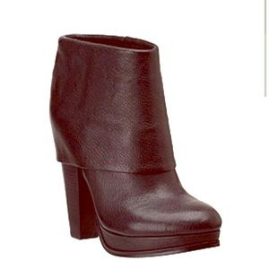 Worn 1x Ash brown leather Easy bootie size 38.5/8