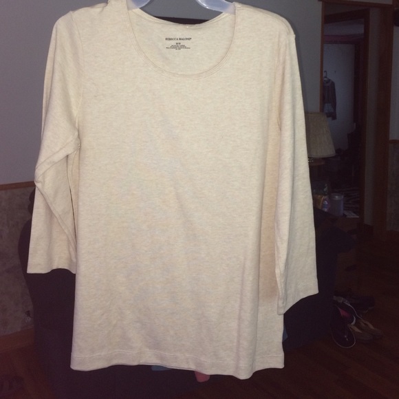 Cream 3/4 Sleeve