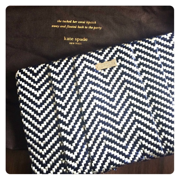 kate spade Handbags - Kate Spade Woven Clutch