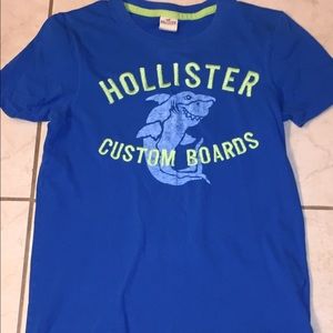 Men's Small Hollister Blue Graphic Tee