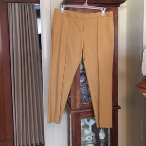Mustard yellow ankle pants