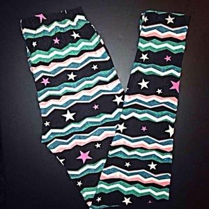 Buttery Soft Stars & Stripes Leggings One Size OS