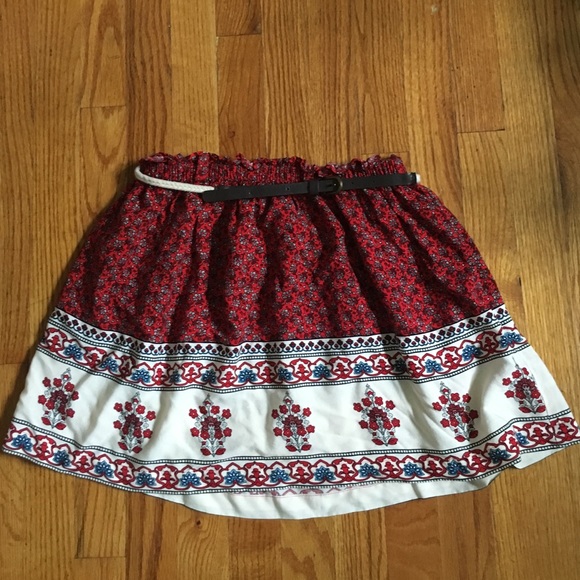 Forever 21 patterned skirt