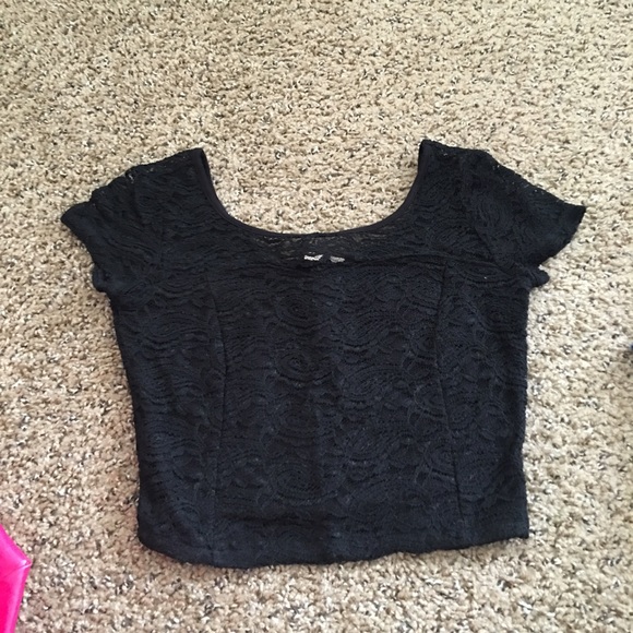 Lace crop top
