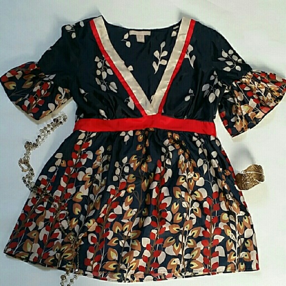 HYPE ANTHROPOLOGIE SILK TOP  med (L)