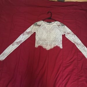 For Love and Lemons Grace top (Grey)
