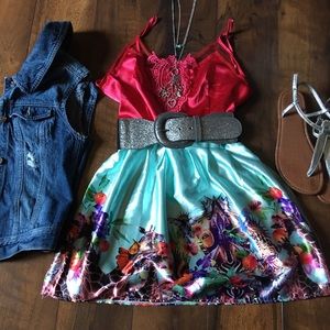 🌺Pink o-neck casual dress🌺