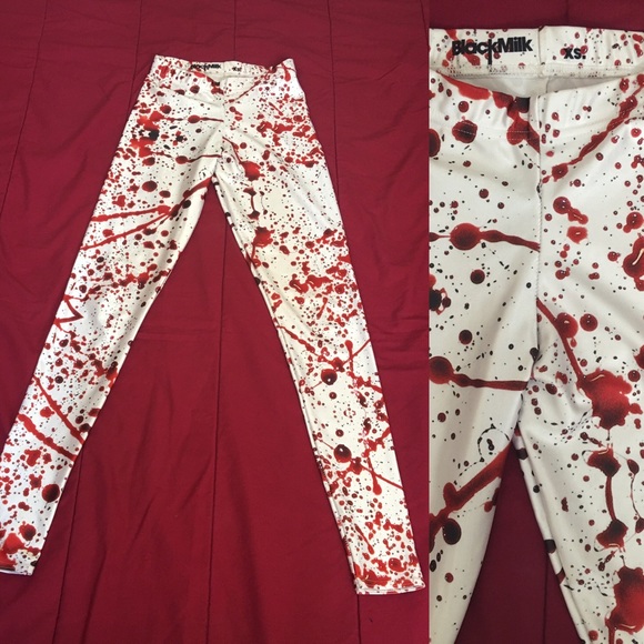 Black Milk Clothing blood splatter leggings