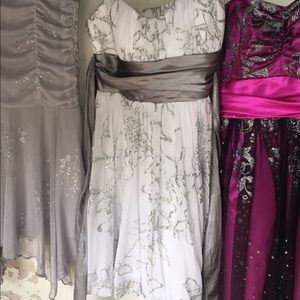 White Sparkly dress