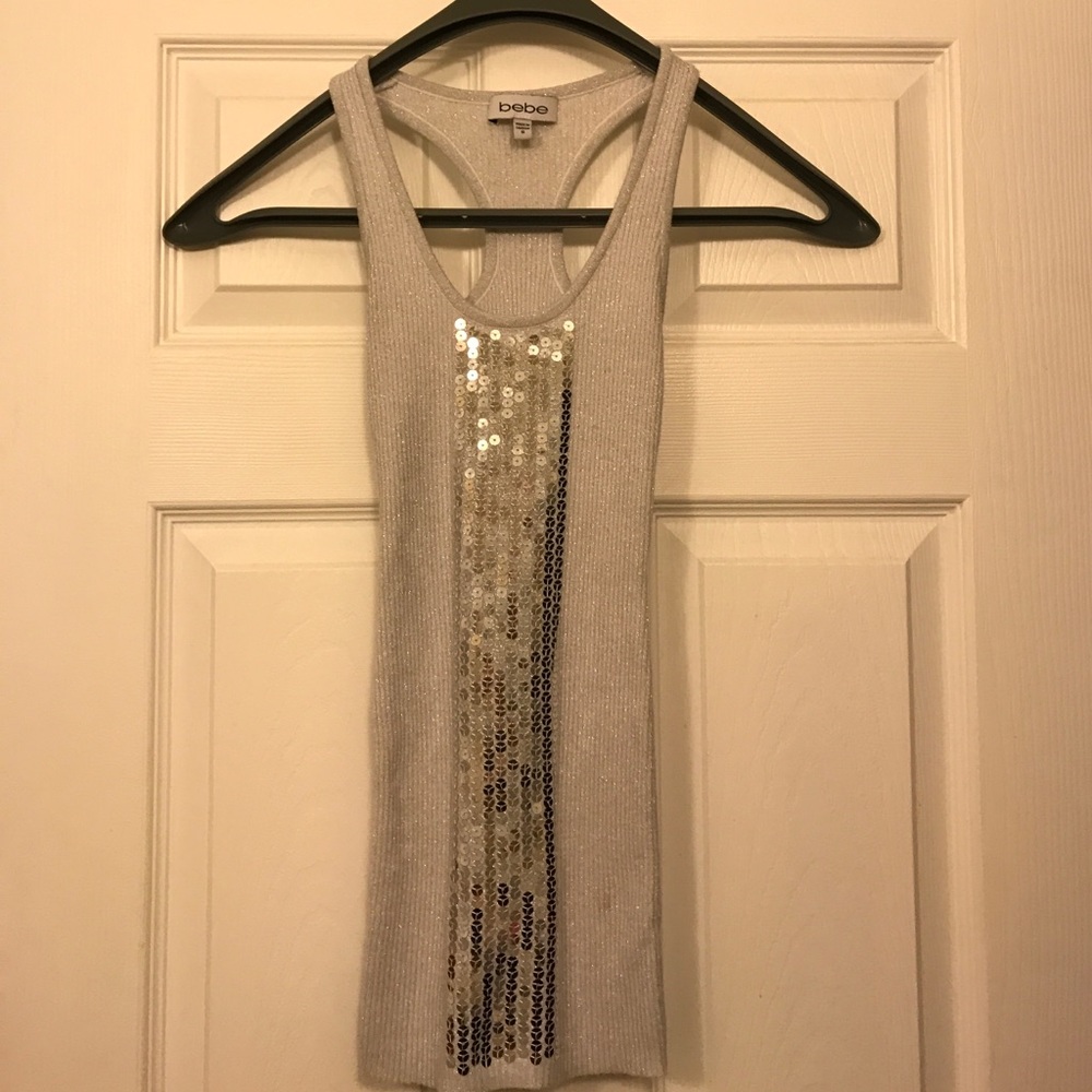 Bebe Sequins top
