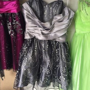 Dark grey sparkly dress (homecoming)