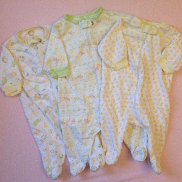 BOGO FREE - Set of 3 footed sleepers