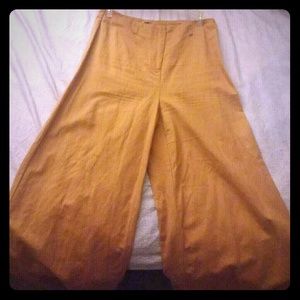 ASOS Mustard Wide leg pants