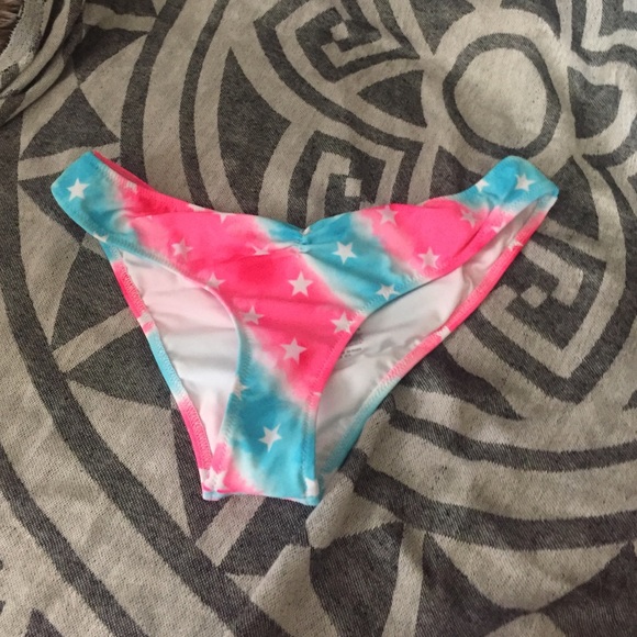 Vs pink cheeky star and stripes bikini bottom - Picture 1 of 3