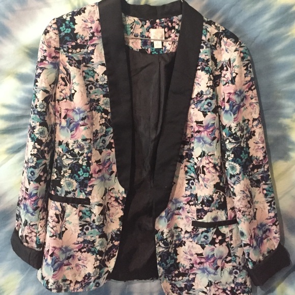 Floral Blazer