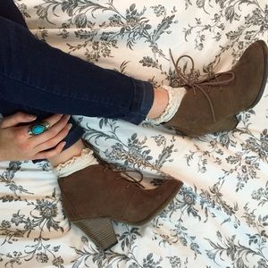 Suede Booties