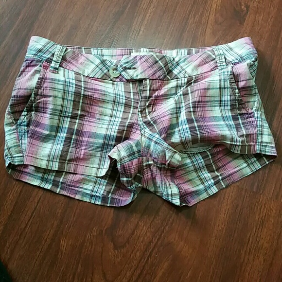 Plaid shorts