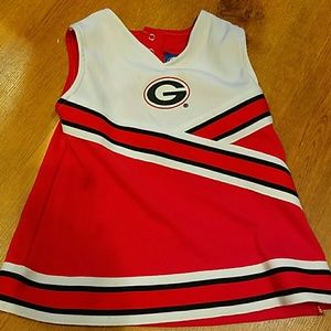 🚫 SOLD 🚫 Georgia bulldogs cheerleader dress.