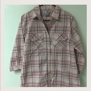 Carhartt 3/4 sleeve button down shirts