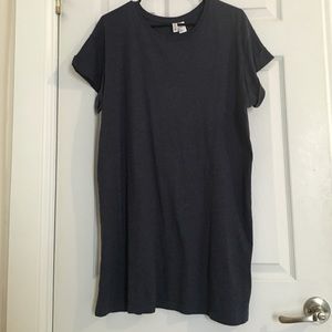 Denim blue T-shirt dress