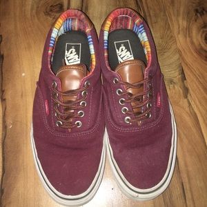 Maroon Vans