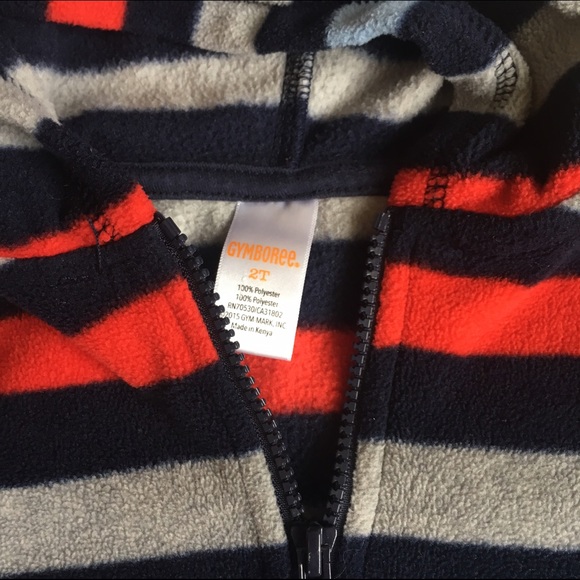 Gymboree Hooded Fleece Pullover - Picture 3 of 4
