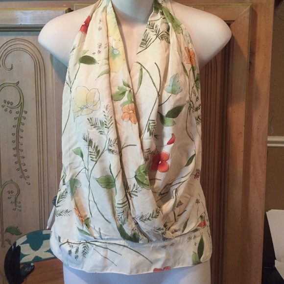 The Linited Tops - The Limited silk halter