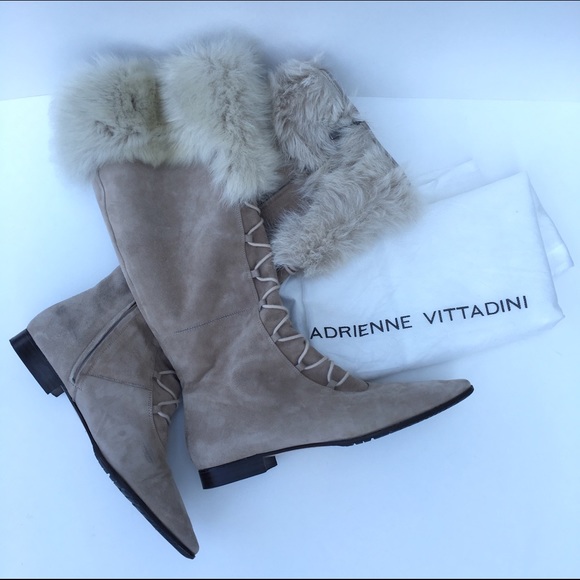Adrienne Vittadini Laced Boots