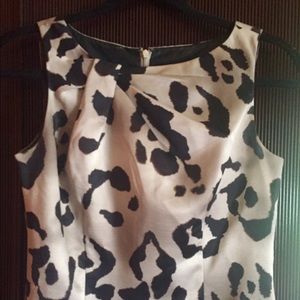 Ann Taylor petite animal print dress