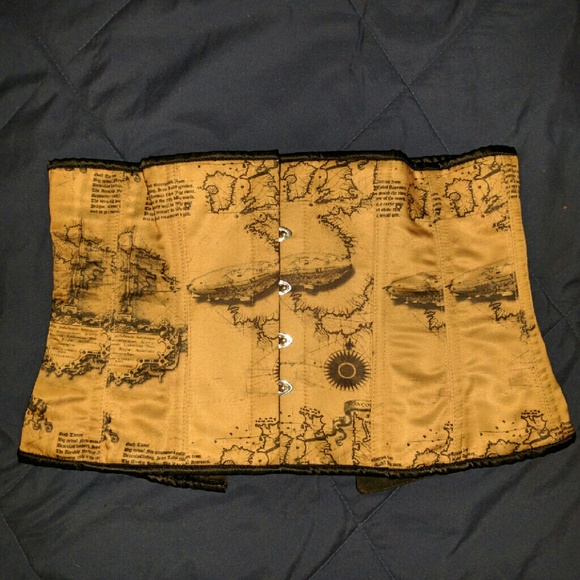 Dracula clothing Map corset