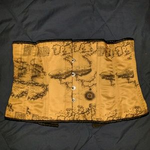 Dracula clothing Map corset