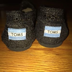 Black Lace TOMS, never worn!