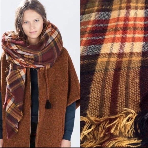 Blanket Scarf coffee - Picture 3 of 4