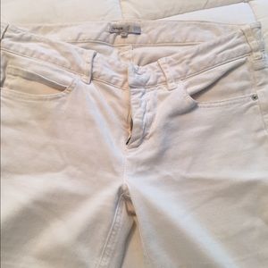 White denim Vince shorts