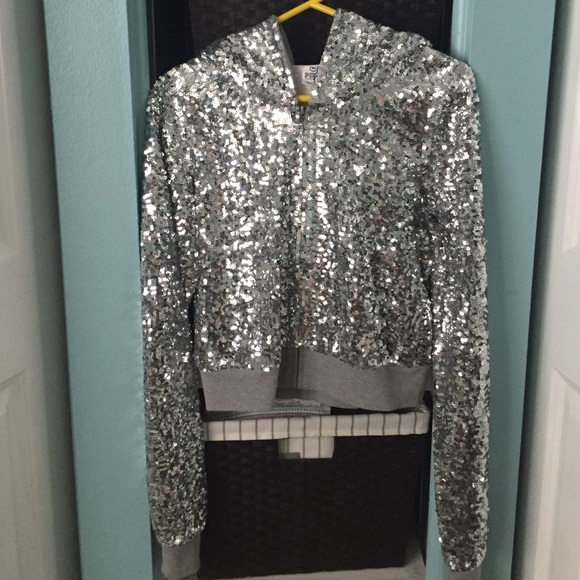 Victoria secret sequin hoodie size small(runs big)