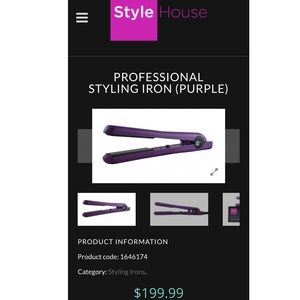 Red Style House flat iron