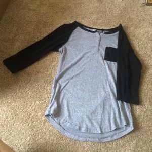 Baseball sleeve shirt