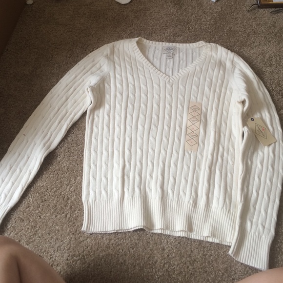 Cream sweater