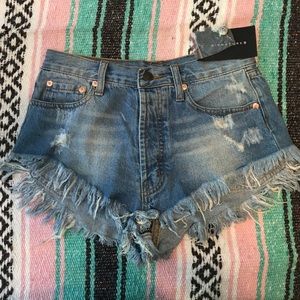 denim cut off shorts