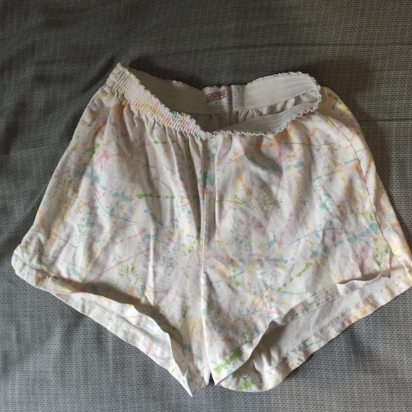Paint splatter shorts