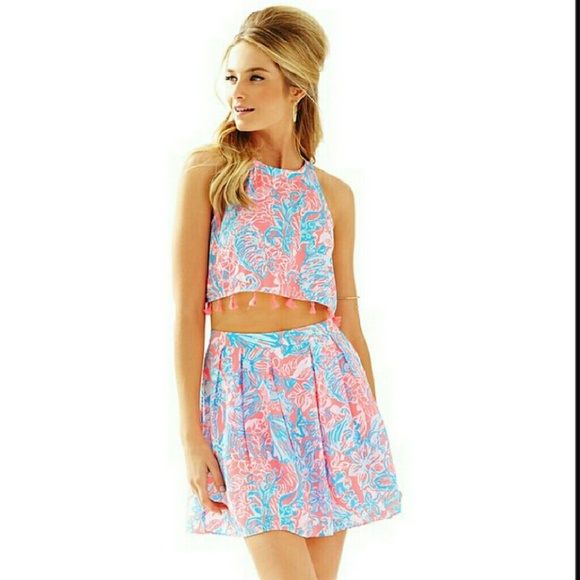 Lilly pulitzer 2 piece dress clearance